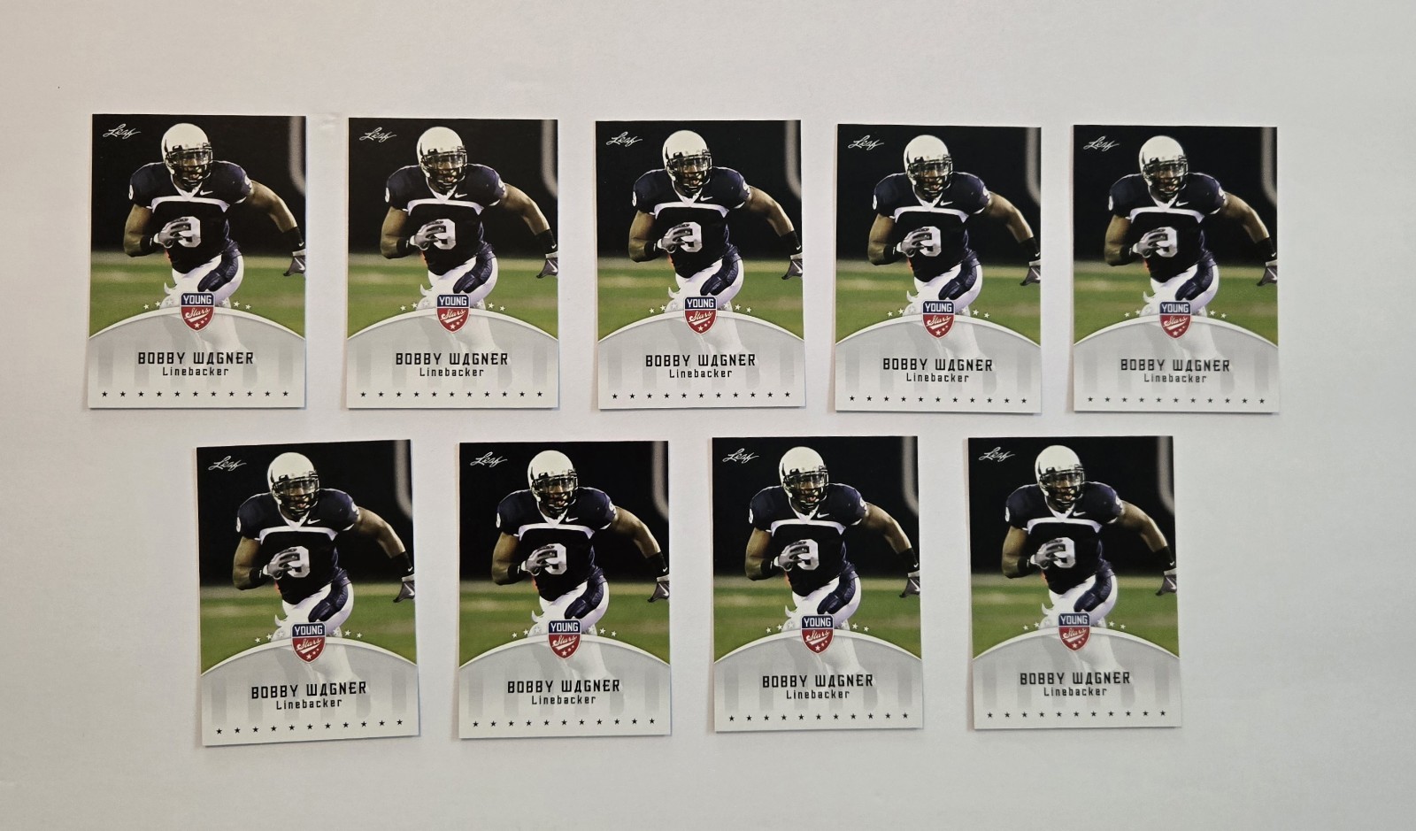 Lot Of (9) 2012 Leaf Young Stars Bobby Wagner #11 Rookie Utah State Seahawks LB