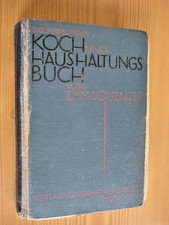 Das Süddeutsche Koch- und Haushaltungsbuch Quenzer 1930 antiquarisch Rezepte