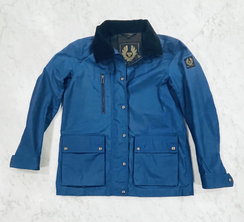 Belstaff Women's Waxed Cotton Hooded Jacket - Size EU 40 US 8