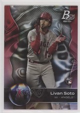 2023 Bowman Platinum Ice Pattern Foil Livan Soto #22 2m6