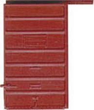 Kadee 2211 HO 6' Foot 7 Panel Superior High Tack Board Doors in Boxcar Red