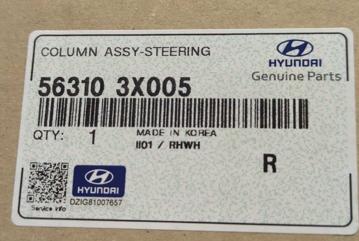 New OEM Genuine Hyundai Power Steering Column 2013-2016 Elantra