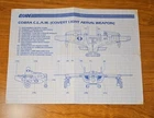 Vintage 1983 Hasbro GI Joe Cobra CLAW Cover Light Aerial Weapon Blueprints ARAH
