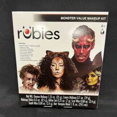 Rubies Monster Value Make-Up Kit - Brand New