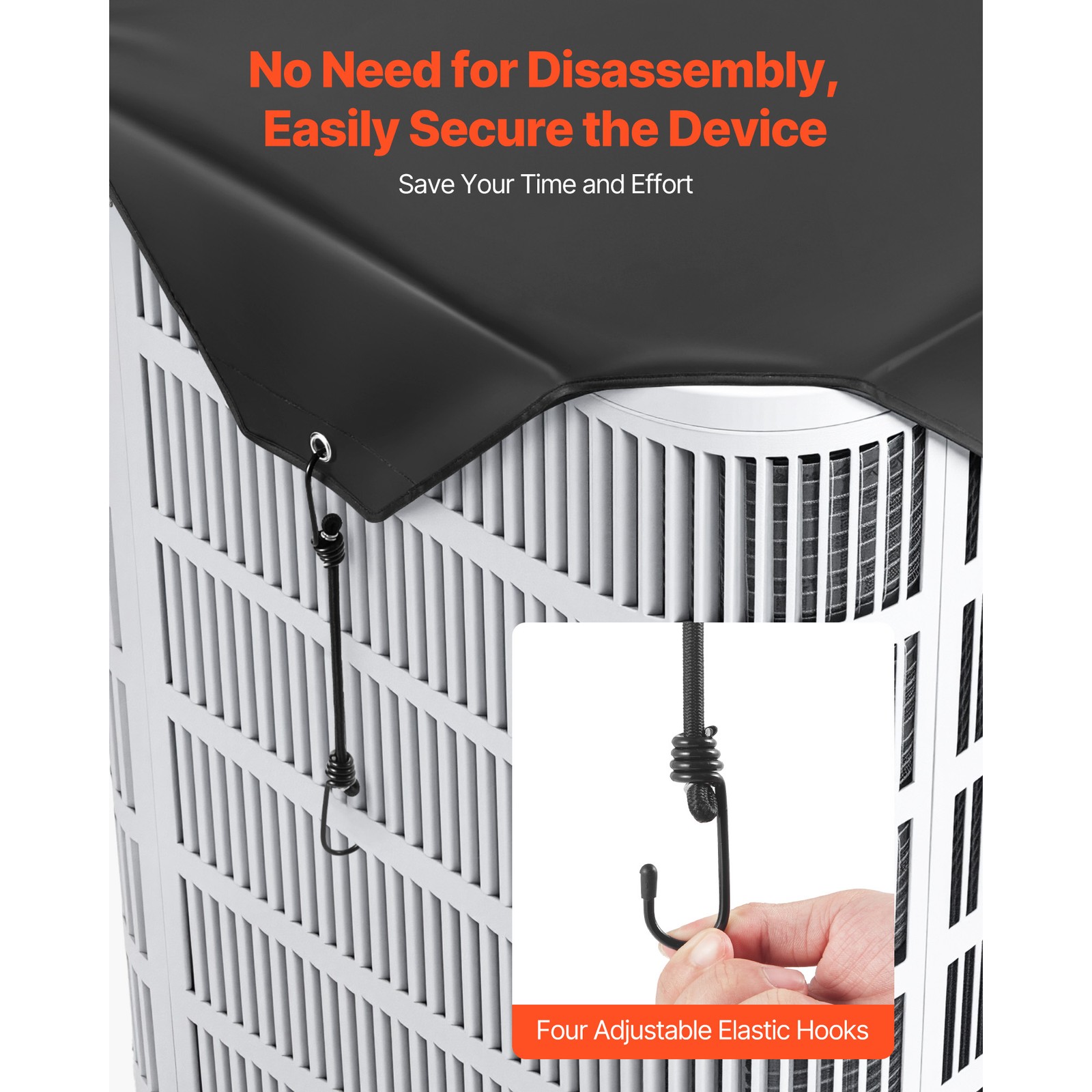 Uimoso 36x36 inch Universal Mesh Cover for Outdoor Air Conditioner Units