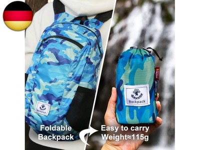 4Monster Rucksack, faltbar, ultraleicht, faltbar, wasserdicht, Wanderrucksack