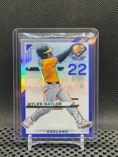 Myles Naylor 2025 Prospect Edition Holo Prospect Ticket - Blue #39/149  #156 A's