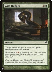 Wild Hunger 132/158 The List