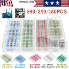 340/240/160PCS Solder Stick Waterproof Sleeve Heat Shrink Solder Wire Connectors