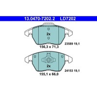 Bremsbelagsatz Scheibenbremse ATE 13.0470-7202.2 FüR Peugeot 208 I 308 SW 3008