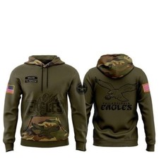 Eagles Camo 2025 Salute to Service Hoodie