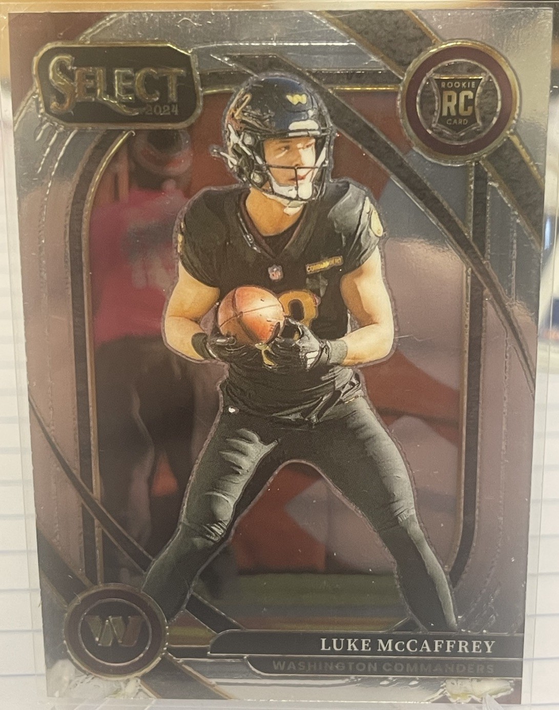 Luke McCaffrey Panini Select #279 Base