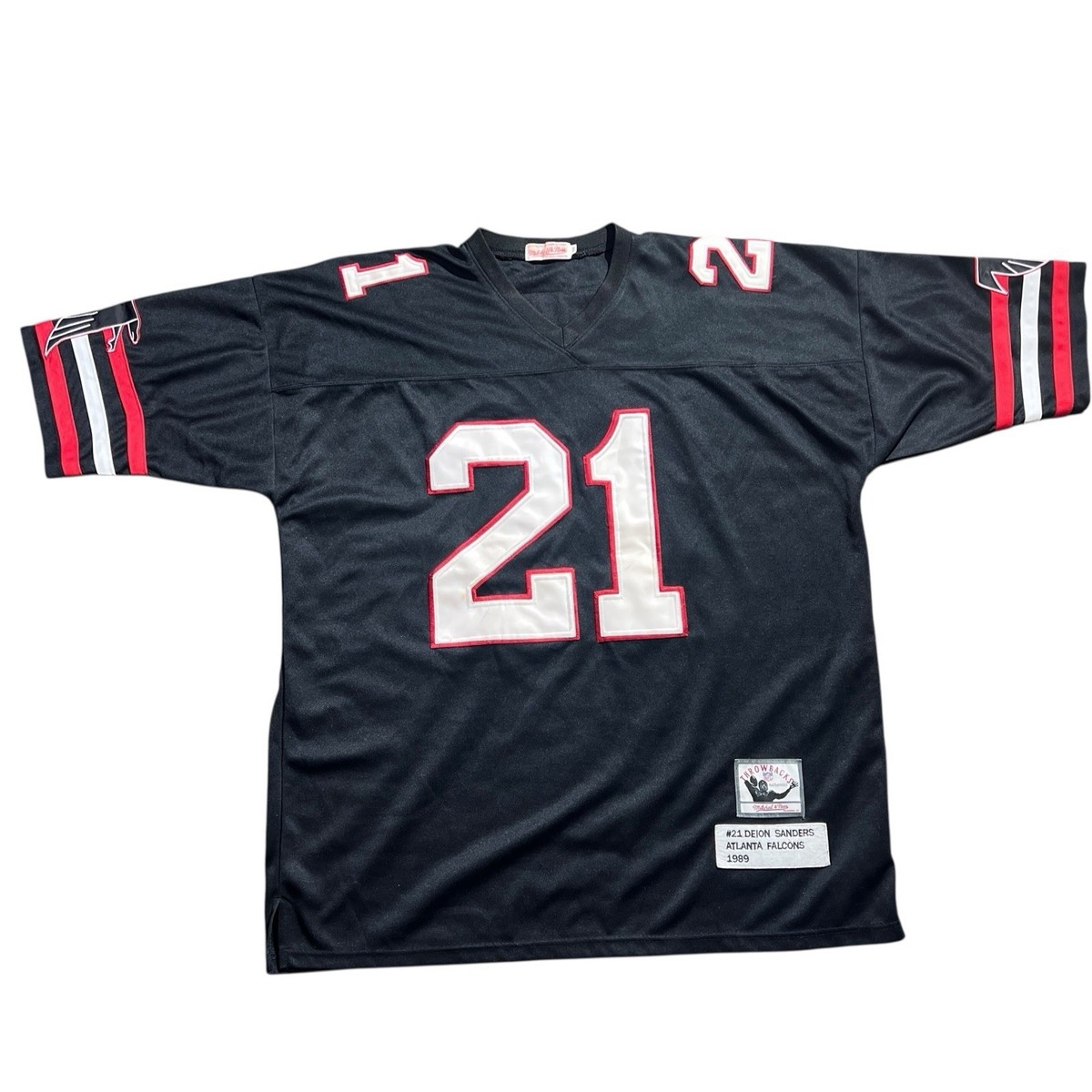 Throwbacks Atlanta Falcons Jersey #21 Deion Sanders Sz 54 | eBay