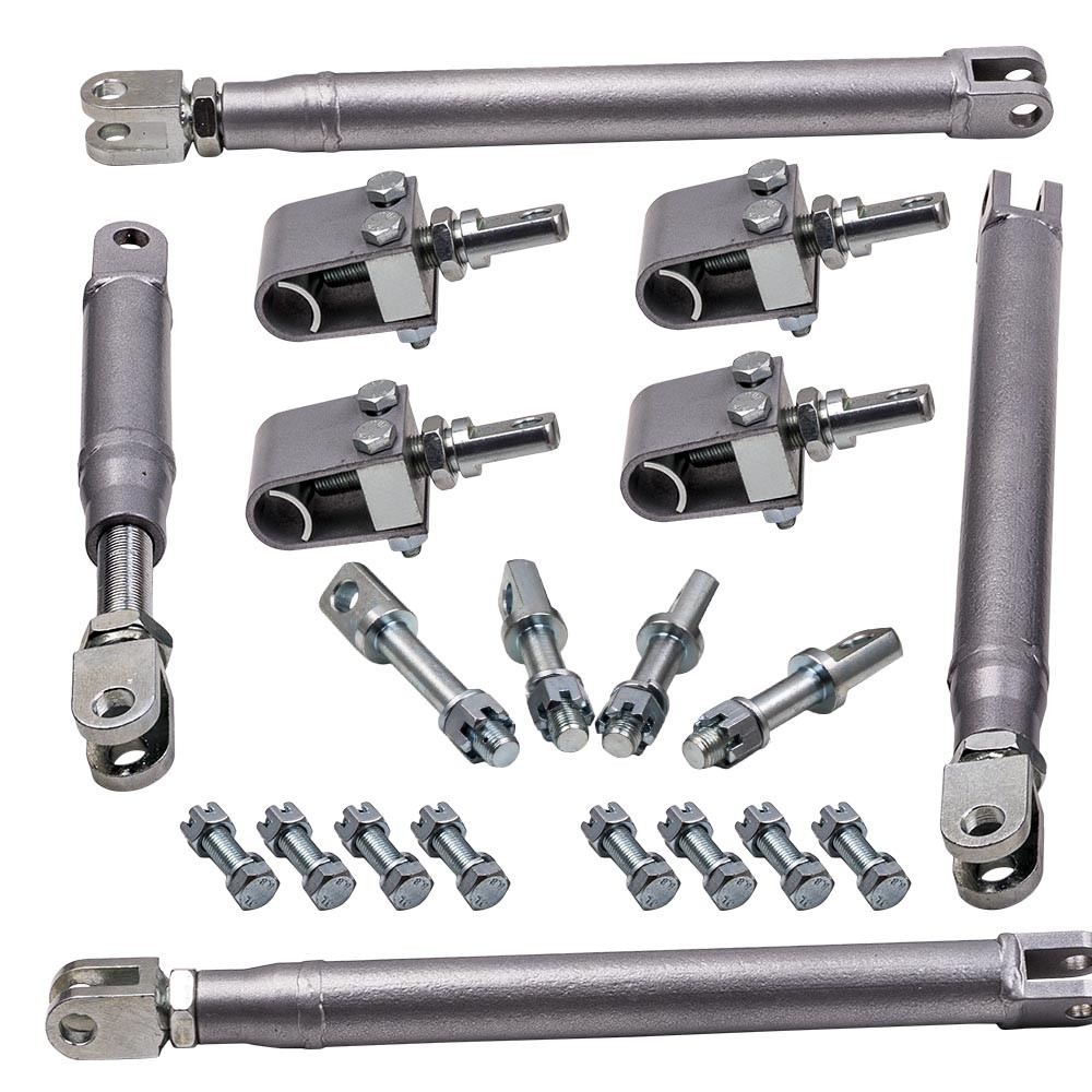 Motorcycle Sidecar Installation Set fit for Honda 3* Long & 1* Short 4 Struts