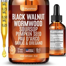 Herbal Cleanse Drops for Gut Health - Wormwoo...