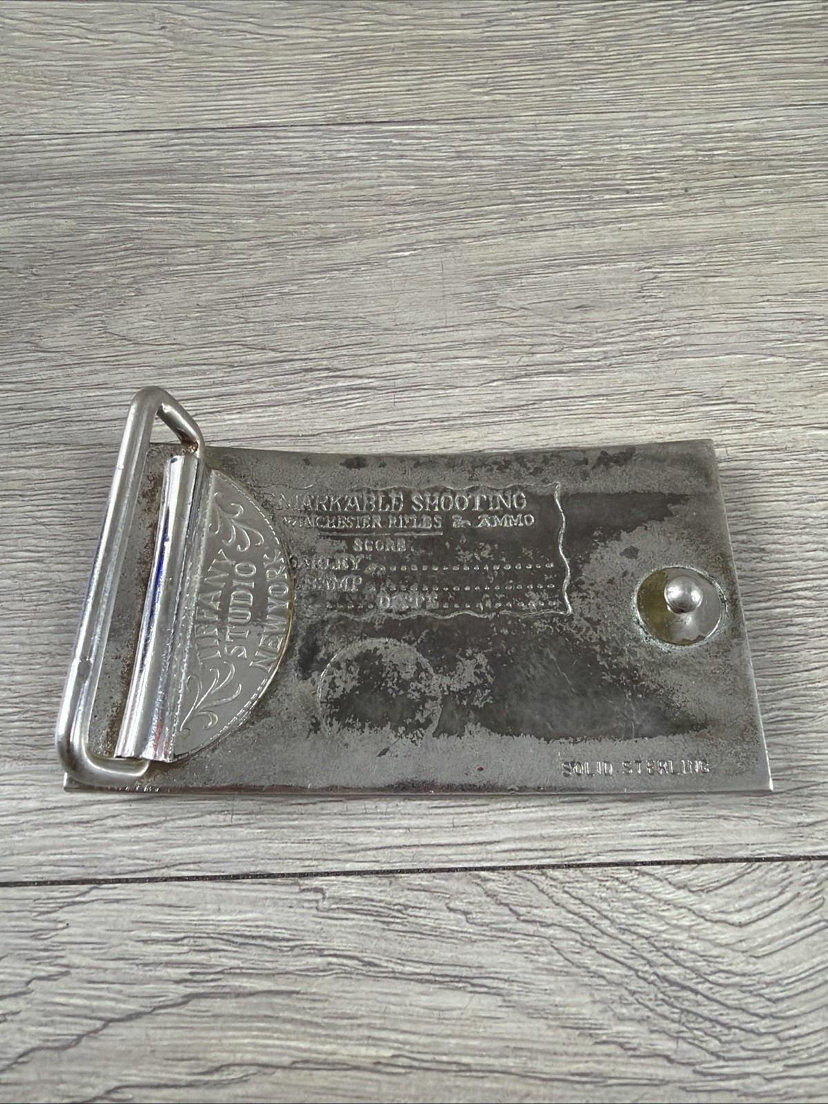 Winchester Sterling Silver Solid Repeating Arms B… - image 2