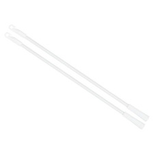 2Pcs 17" Blinds Wand Replacement Alloy Blinds Tilt Wand with Hook Grip White
