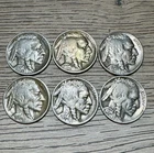 Lot Of 6 Full Date Buffalo Nickels