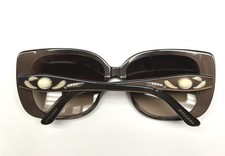 Bvlgari BV8090BM 897/13 Sunglasses Polished Brown Bijou Crystals on Temples