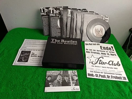 The Beatles 1962 Live Recordings 15 x 7" Box 1988 Limited Edition