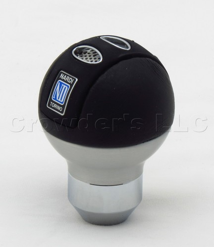 Nardi Gear Shift Knob Orbit Black Leather & Aluminum 75th Anniversary - Bild 4 von 9