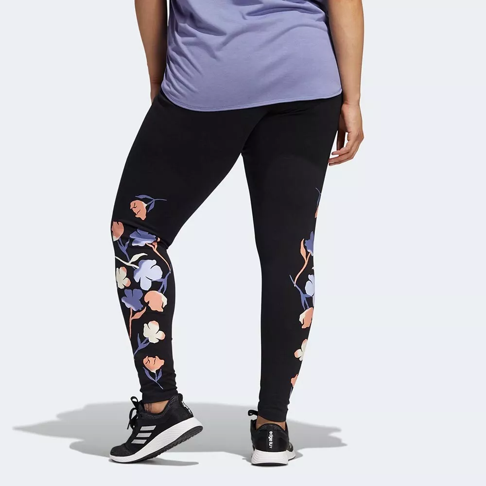 Adidas floral hotsell print tights