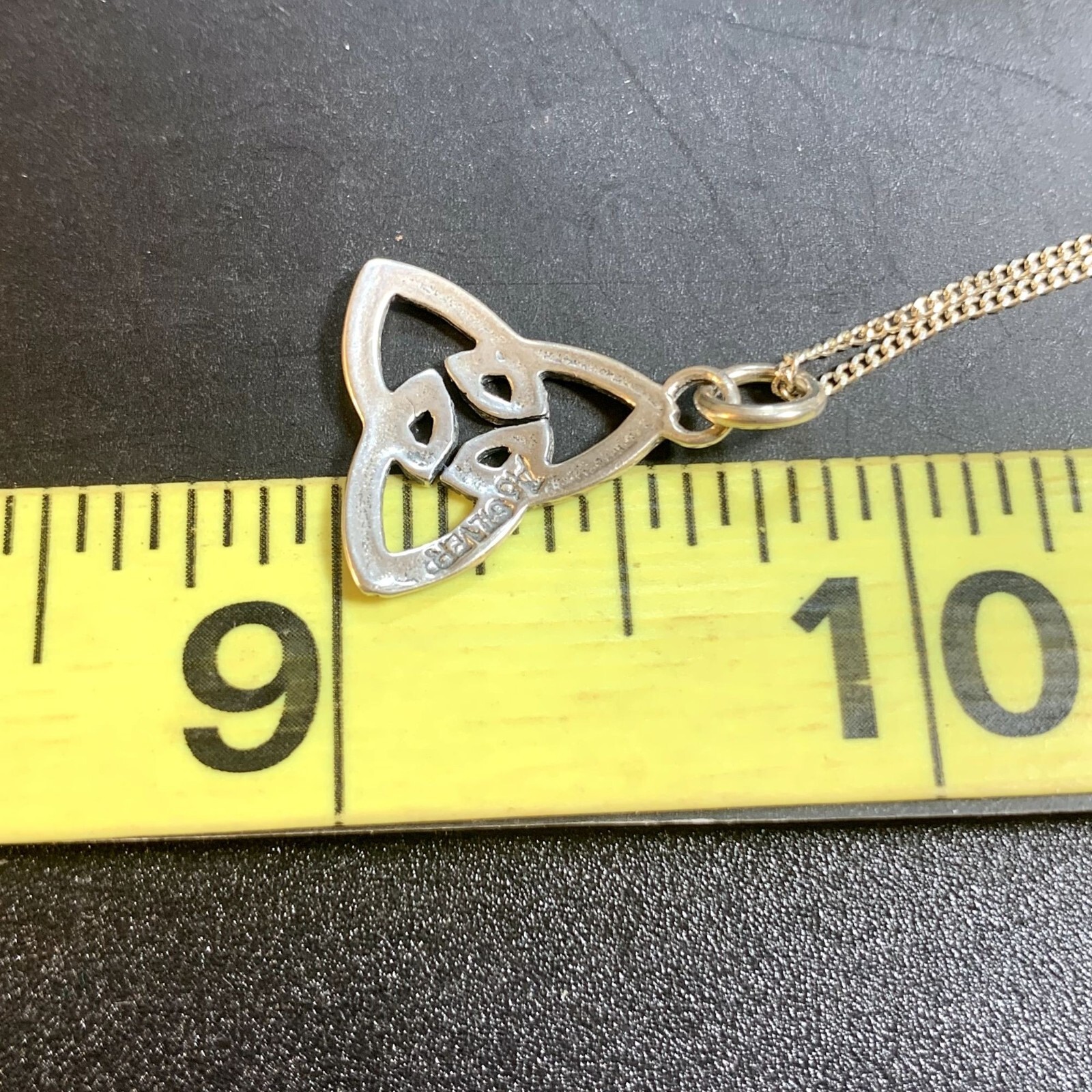 VTG Solid Sterling Silver 925 Celtic Trinity Knot… - image 8