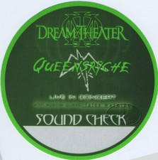 DREAM THEATER Queensryche 2003 Tour Backstage Pass Sound Check