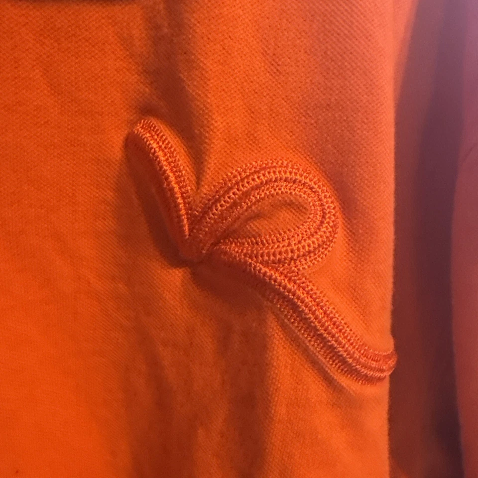 Polo Vintage Rocawear Para Hombres 2XL Naranja Manga Corta Polo Años 90 Logo Y2k Foto 2 de 4