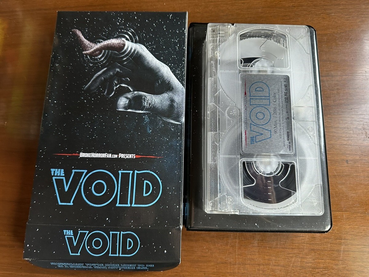 The Void VHS Rare Horror Witter Entertainment Big Box Clear