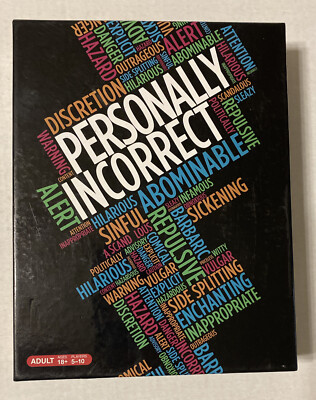Personally Incorrect ADULT Party Card Game | eBay