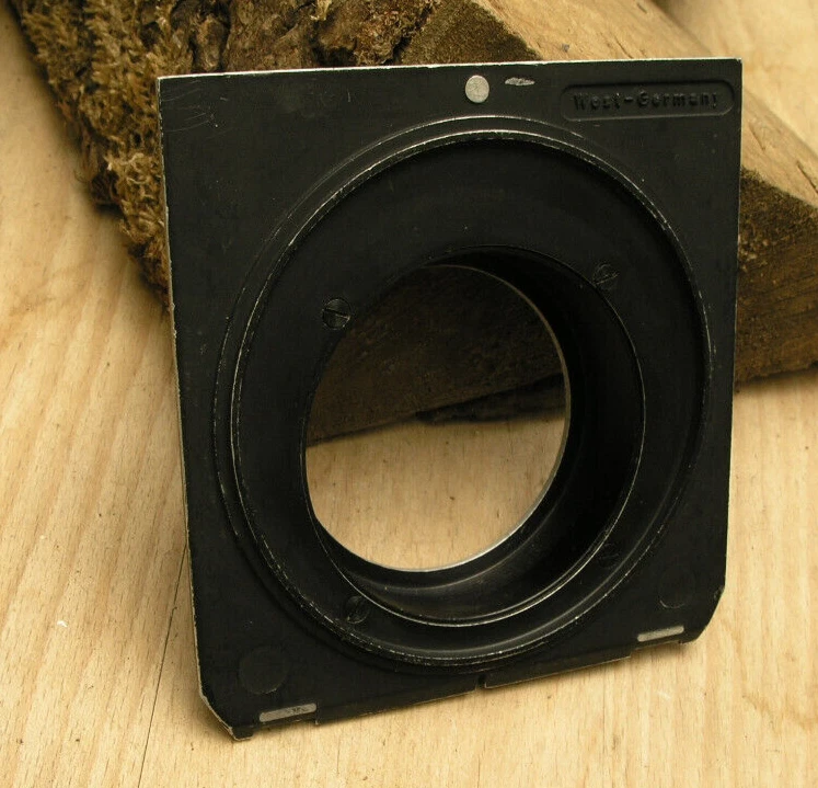 genuine Linhof Technika Lens board for compur 2 offset low hole 15mm top hat - Image 3 of 4