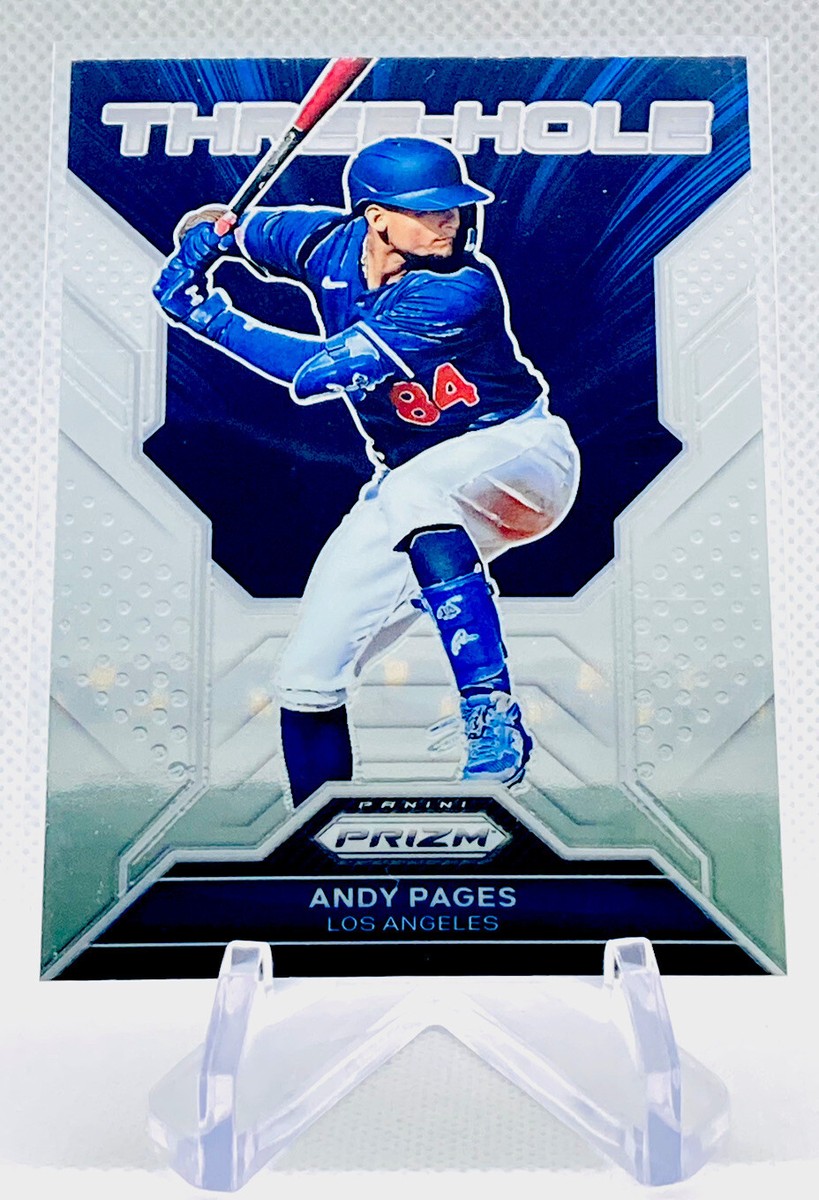 2023 Panini Prizm Andy Pages Three-Hole Insert #TH13 - Dodgers | eBay