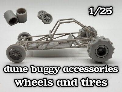 Old school dune buggy accessorises in 1/25 scale