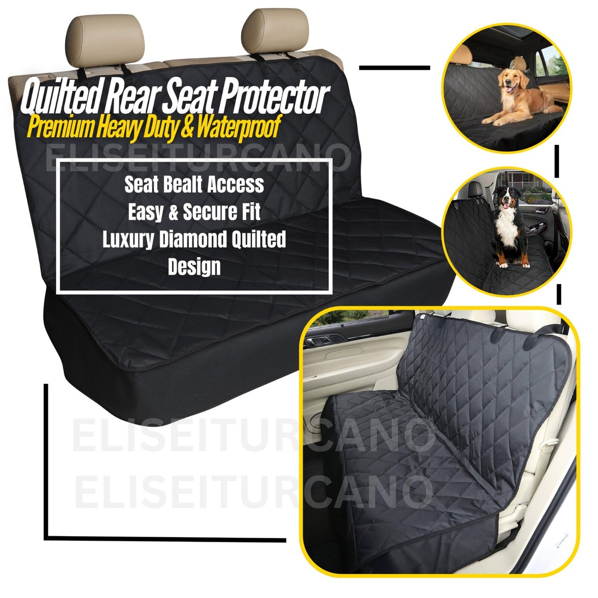 Mini Clubman Mini Cooper Back Seat Dog Cover For MINI COUNTRYMAN