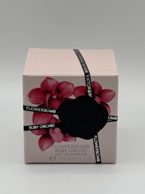NEW NIB Viktor & Rolf Flowerbomb Ruby Orchid EDP Travel Mini 7ml/0.24oz Splash