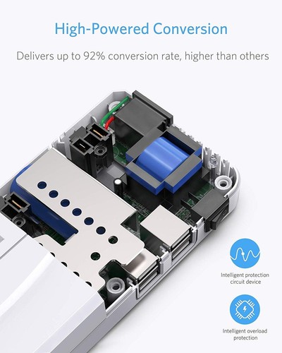 BESTEK Universal Travel Adapter 100-220V to 110V Voltage Converter 250W with ... - Picture 6 of 8