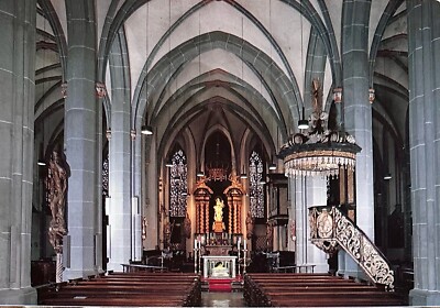 Düsseldorf - Altstadt Germany Basilica St. Lambertus Dusseldorf Vtg Postcard