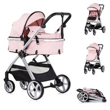 Chipolino Kombikinderwagen 2 in 1 Vista Wickeltasche, Fußabdeckung, Korb, Gurt