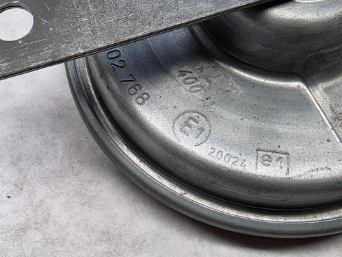 Hella Disc Horn 24V High Tone 400HZ 118Db Metal Finish 97mm 6002 B36 BMWE49080 - Picture 7 of 9