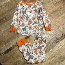 Boys Cowboy Western Christmas Pajamas Size 4