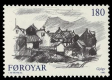 FAROE ISLANDS 83 - "View of Gjogv" by Ingalvur Reyni (pa60311)