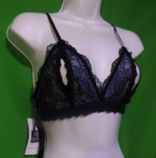 NEW HANKY PANKY 1F7794 BKRP AFTER MIDNIGHT REGENCY OPEN BRALETTE OS S-L