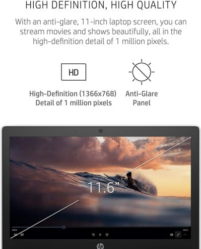 HP Chromebook 11.6-inch Laptop MediaTek MT8183 4 GB RAM 32 GB eMMC 11a-na0021nr - Picture 5 of 8