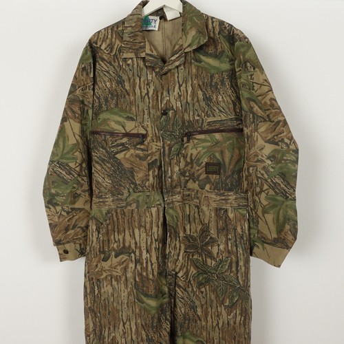 Vintage Liberty Men's Realtree Camouflage One Piece Coveralls Made In USA Medium - Picture 14 of 22