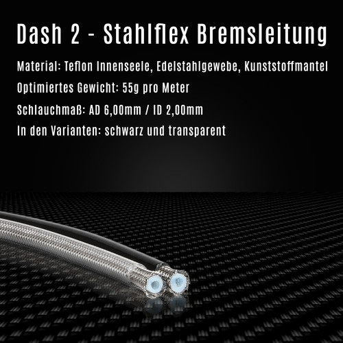 Stahlflex Bremsleitung für Avid Code 5 (07-10) Hinten - Bild 3 von 7