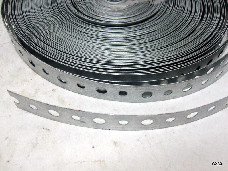 2 Rolls of Durable Galvanized Hanger Straps 100ft x 3/4in Metal Strapping - Image 3 of 4