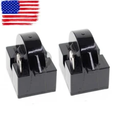 2pcs QP2-4R7 Refrigerator PTC Start Relay 4.7 Ohm 1Pin Vissani Danby Compressor