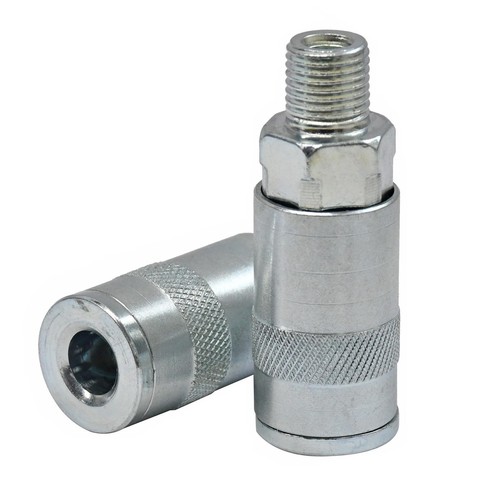 Vertex Air Line Fitting Quick Release Compressor Air Hose 1/4" Male Thread 2PC - Picture 2 of 7