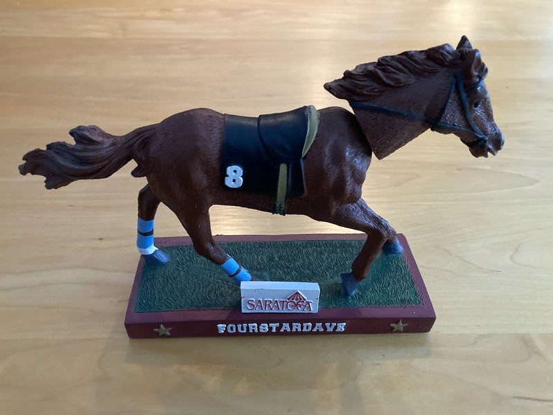 Four Star Dave Sultan Of Saratoga Race Course Memorabilia Bobble Head Giveaway